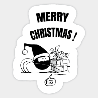 Beth the spider - The Christmas present (text version) Sticker